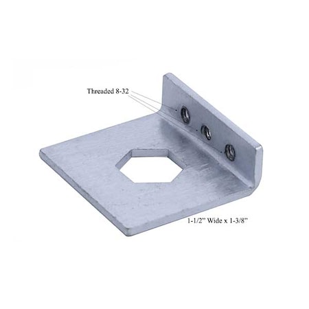 Major Major: LMB-07 - Replacement Steel Rod Flush Bolt Guide - Hex Hole MJR-LMB-07